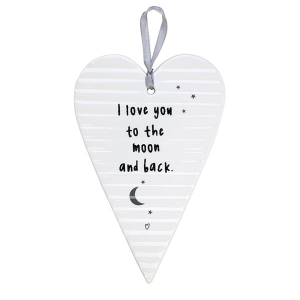 Xpressions - Ceramic Heart Plaques - Love Moon