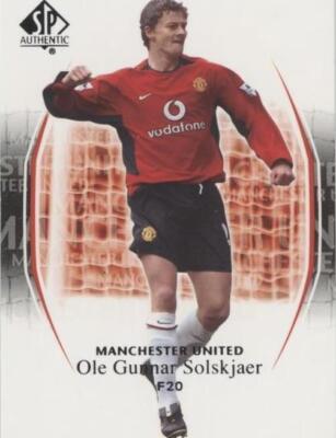 その他 04 SP AUTHENTIC Manchester Utd #10 GOLD Las mejores ofertas en 2004 SP Authentic Manchester United - Ole