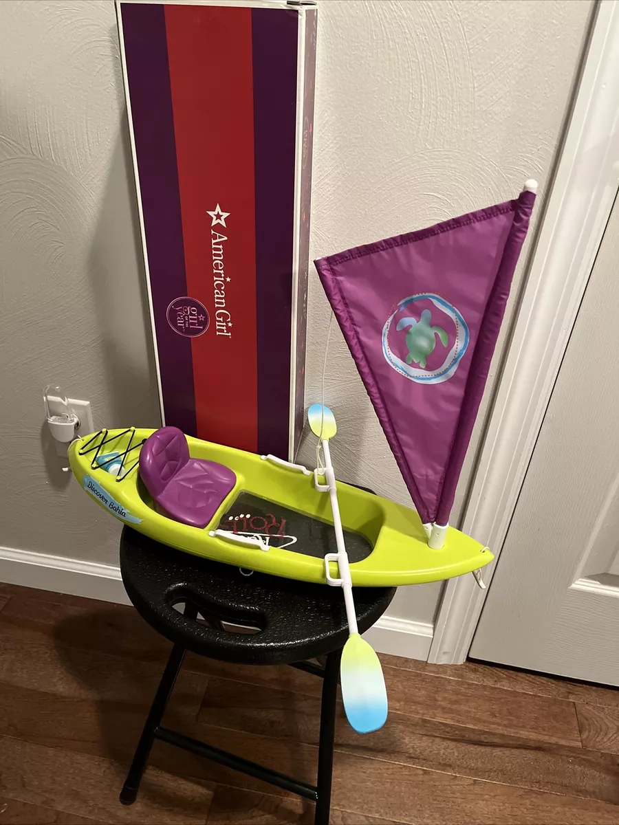 American girl sale doll kayak set