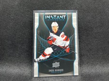 Jack Hughes Instant Impressions 2020-21 Upper Deck Series 1 NHL Hockey #II-9