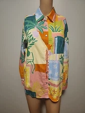 FRNCH Kylie Button Down Blouse Long Sleeve Size XS