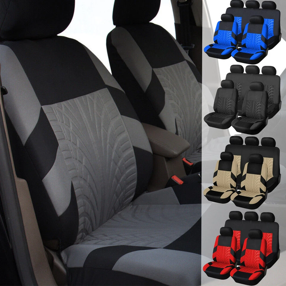 For Chevrolet Silverado GMC 1500 2500HD 3500HD Polyester Car Seat Cover 2/5-Seat Foto 2 de 4