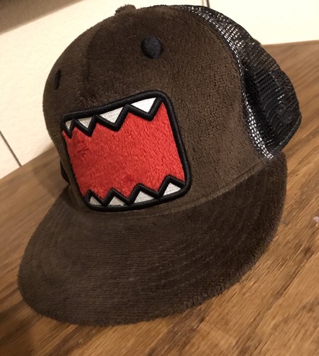 Domo NHK Monster Mascot SnapBack Hat Trucker Mesh Fuzzy 2011 Japan DomoNation - Picture 8 of 11