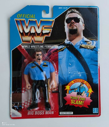 Big bossman wwf hasbro moc wwe retro...