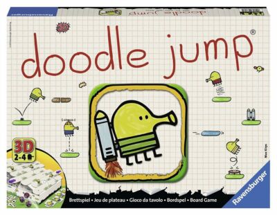 Ravensburger Doodle Jump Das Brett Lauf Glücks Kinder Spiel