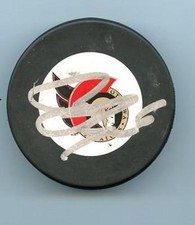 BOBBY RYAN SENATORS SIGNED HOCKEY PUCK W/ COA