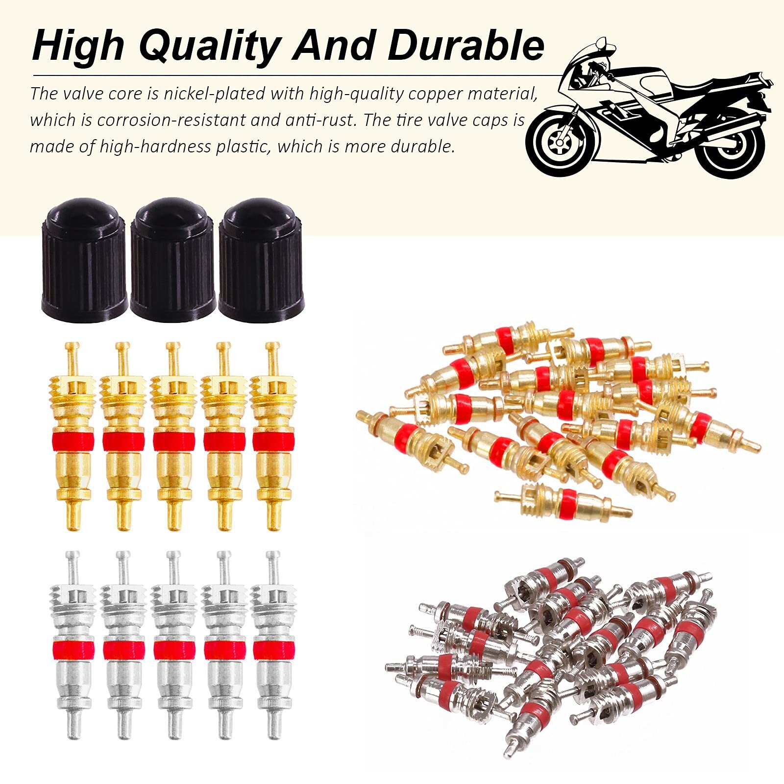 70Pcs Tire Patch Kit Heavy Duty, Tire Roller, Liner Scraper, Rubber... Fast Ship