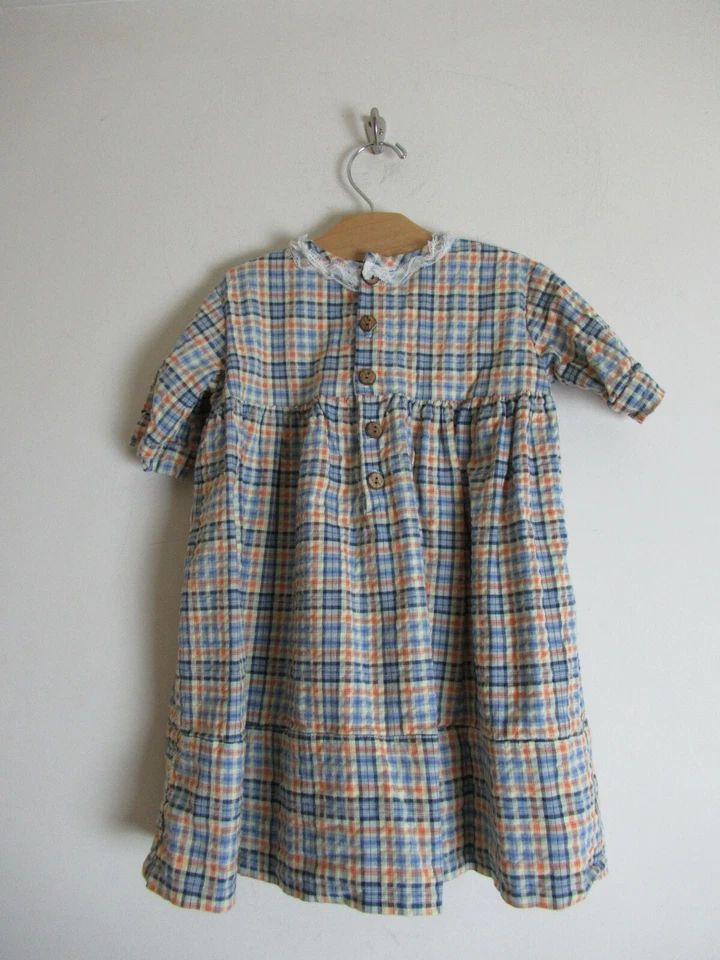 Vestido Vintage Blu Pony ❤️Niñas Talla 4 Foto 2 de 4