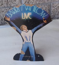 Rare Vintage Barry Manilow Live Cardboard Standee 11.5x8" Arista Records