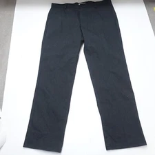 Dockers Chino Pants Men 36 X 32 Black Cotton Stretch Check Slim Fit Straight Leg