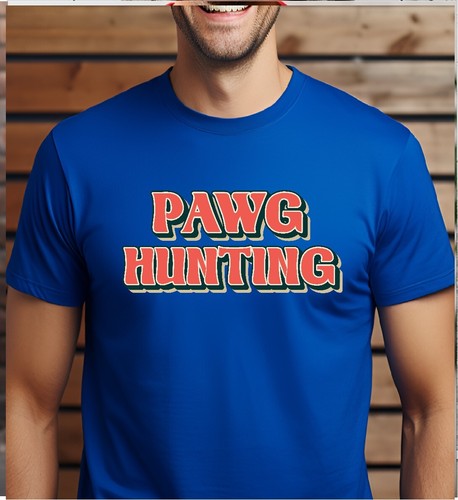 PAWG Hunting Funny Adult Humor Novelty T-Shirt - Picture 2 of 5