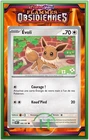 Évoli - EV3:Flammes Obsidiennes - 166/197 - Carte Pokémon Française Neuve