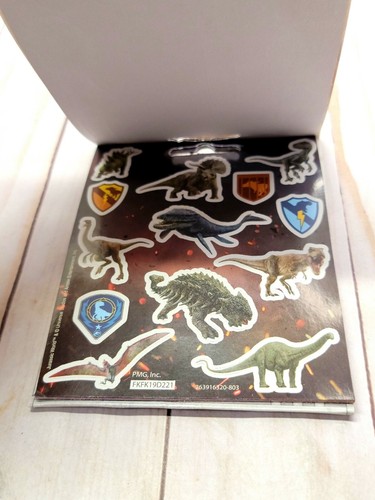 111 Jurassic World / Park Stickers Party Favors Teacher Scrapbook Book 9 Sheets - Picture 4 of 5