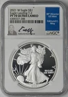2021-W T-2 American Silver Eagle NGC PF70 Ultra Cameo Moy Signed ✪COINGIANTS✪