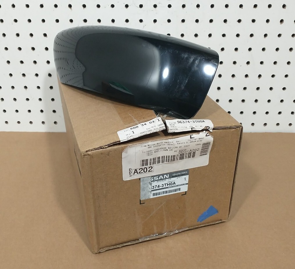 2013-2018 Nissan Altima LH drivers Mirror cap shell unpainted OEM