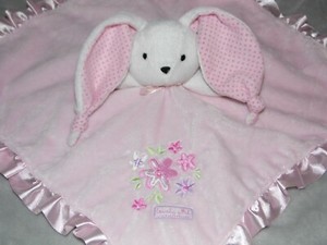 pink rabbit comforter