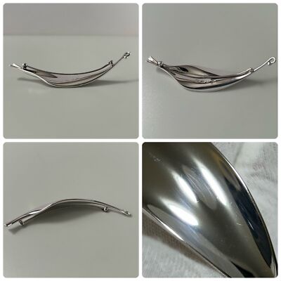 Georg Jensen Leaf 391 Brooch Sterling Silver 925 Vivianna