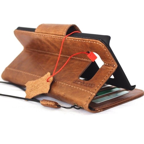 Genuine Real Leather Case for Samsung Galaxy Note 8 Book Wallet Magnetic Cover - Picture 4 of 6