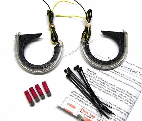 Victory Vegas Razor 43mm Fork LED Turn Signal Light Bars - Smoked Lens - Bild 2 von 4
