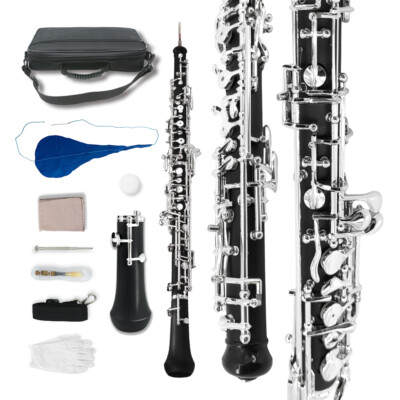 Oboe Ebonite C Key Left F Resonance Semi-Automatic Woodwind  Professional