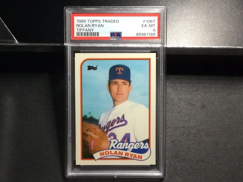 1989 Topps Traded Tiffany #106T Nolan Ryan Baseball Card PSA 6 EX-MT