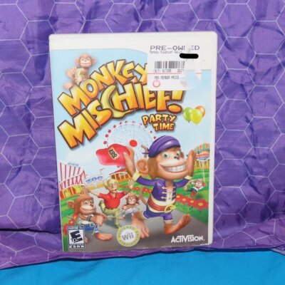 Monkey Mischief Party Time Nintendo Wii Video Game - Complete | eBay
