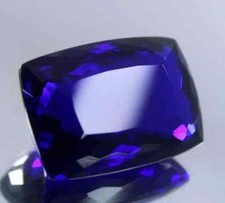 Cushion Tanzania OF Tanzanite Natural 53 Ct Deep Blue Loose CERTIFIED Gemstone