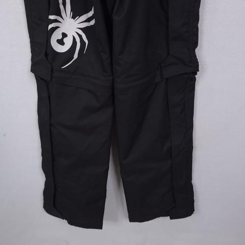 Spyder Snow Bibs Mens Small Black Thinsulate Entrant GII Ski Snowboard Pants NEW - Picture 5 of 18