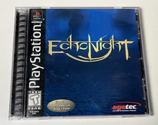 PlayStation PS1 Echo Night - Replacement Case and Manual ONLY - NO GAME - READ!