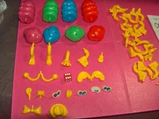1999 1997 Cootie Board Game Replacement Pieces Parts Eyes Arms Feet Legs Body