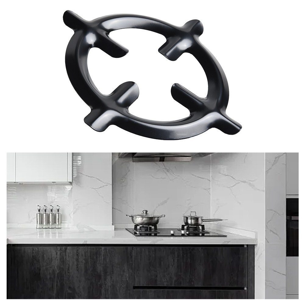 1X Iron Gas Stove Cooker Plate Coffee Moka Pot Stand Reducer Ring Hold