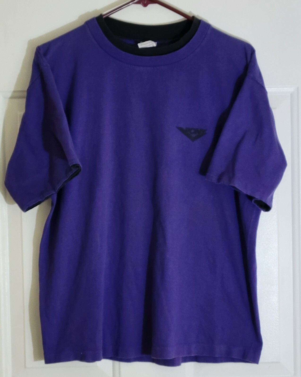 T shirt vintage anni 80 PONY marca atletica logo uomo M doppio strato USA S S tee