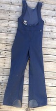 Vintage Roffe Ski Suit Bib Overalls Womens/Youth Small One Piece Blue