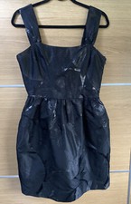 Whistles Size 12 Black Evening Dress Cocktail Christmas Party Occasion  BD4