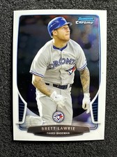 BRETT LAWRIE #153 2013 Bowman Chrome QTY Toronto Blue Jays