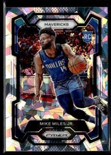 2023-24 Panini Prizm Cracked Ice Mike Miles Jr. RC Dallas Mavericks #295