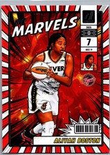 Aliyah Boston 2025 Donruss WNBA Net Marvels #10 Indiana Fever