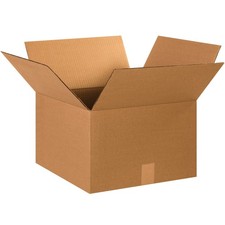 BOX USA 15 x 15 x 10 Corrugated Cardboard Boxes, Medium 15L x 15W x 10H, Pack