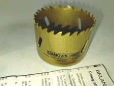 Sandvik Carbide Tipped 2-1/2" (64mm) Hole Saw Blade, Ceramic, Firebrick, Etc. 