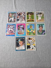 Oakland A's Baseball Card Lot 10