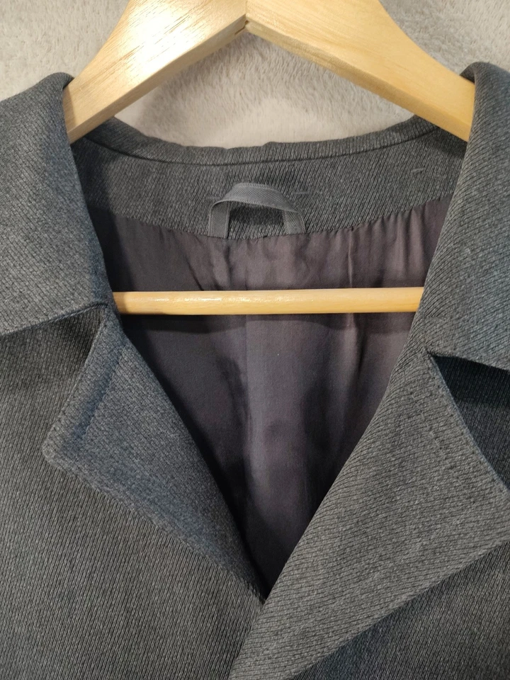 Wellington Executive Wool Blend Vintage Coat Grey Peaky Blinders Men Large 46-48 - Image 4 of 4