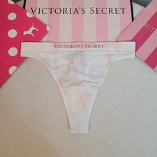 Victoria's Secret Seamless Stretch Nylon High Leg Thong Panty Size XS