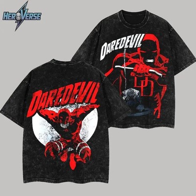 Daredevil Night Comic T-Shirt, Character Comics TV Series Graphic Design Unisex