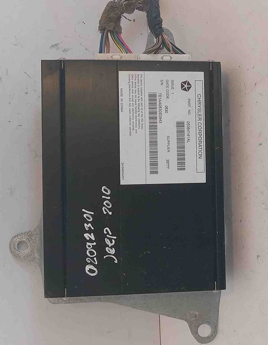 2010 JEEP PATRIOT RADIO AMP ID 05064141AL USED OEM | eBay
