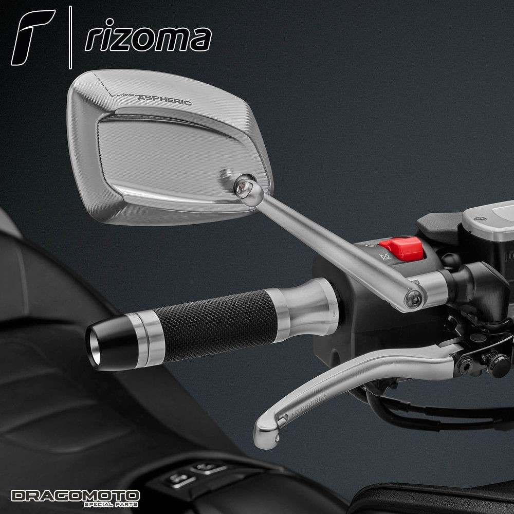 Extrémités de barre Suzuki Gladius 650 SFV Rizoma MA532A couleur argent - 2