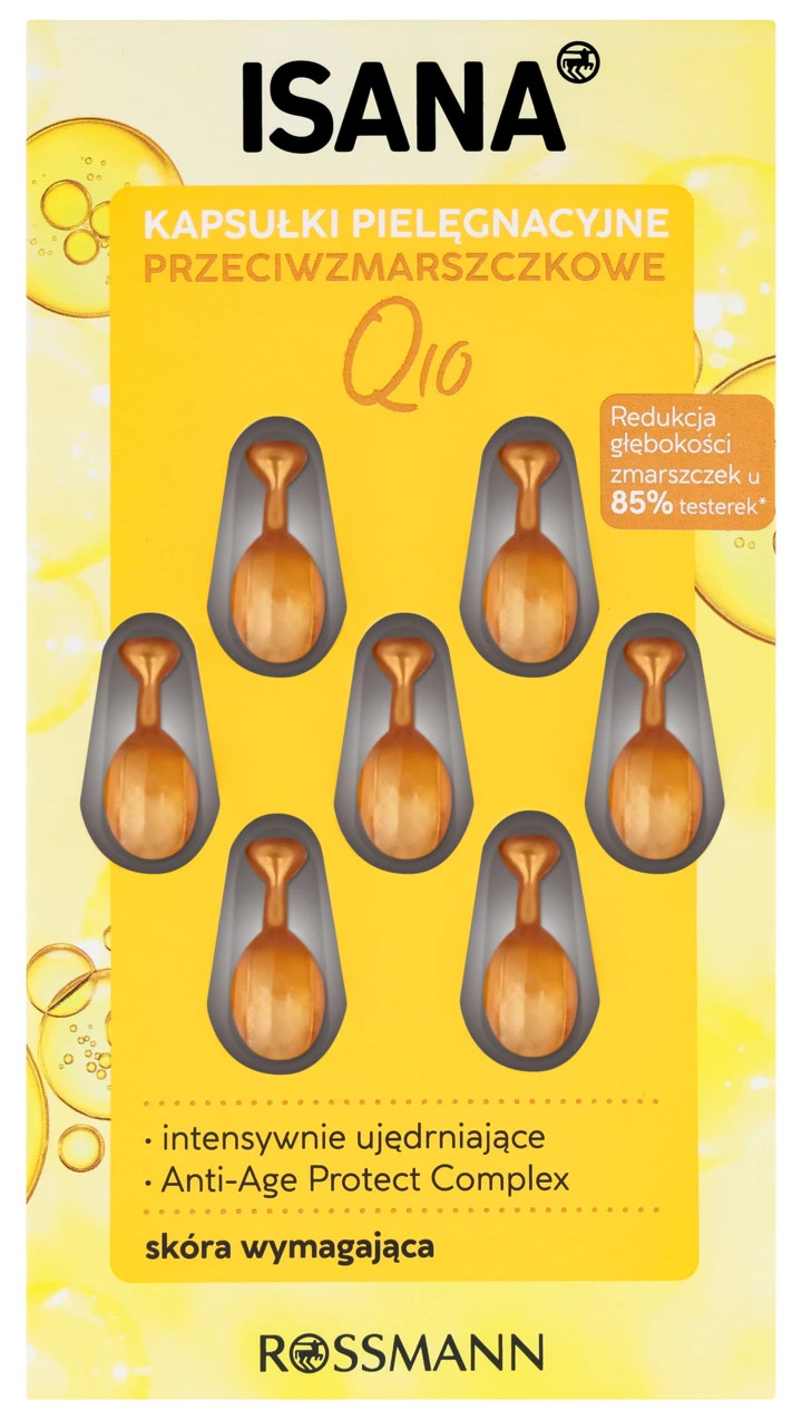 Isana Q10 Care Capsules Anti Age Protect Complex Anti Wrinkle 7x0,38ml