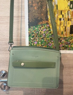 Kleine Handtasche grün von David Jones