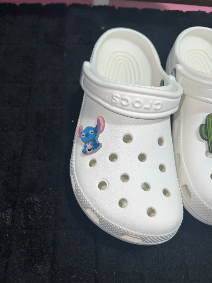 Zueco Crocs Clásico Azul Niños Niñas/Mujeres/Niños Hombre’s 4/Mujeres 6 Foto 4 de 4