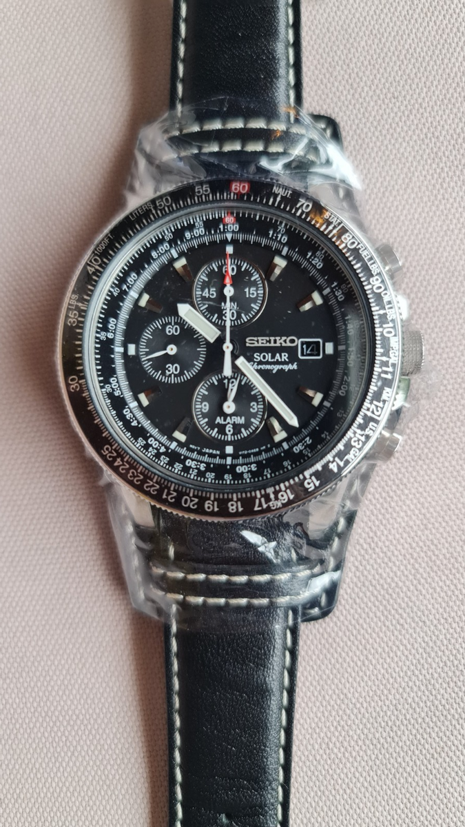 Seiko Solar Men's Black Watch - SSC009P2 for sale online | eBay