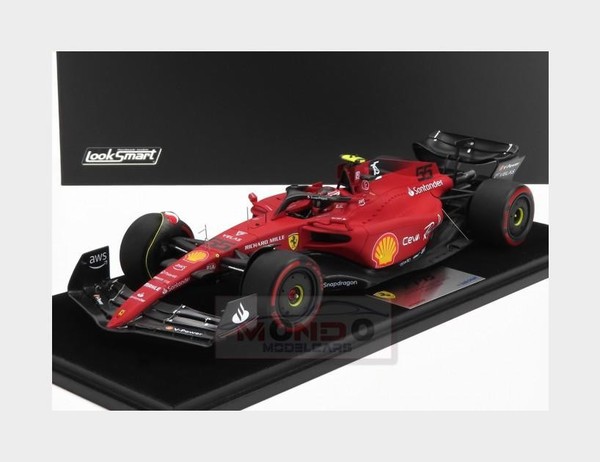 1:18 Looksmart Ferrari F1-75 #55 2Nd Bahrain Gp 2022 Carlos Sainz LS18F1042 Mode-image